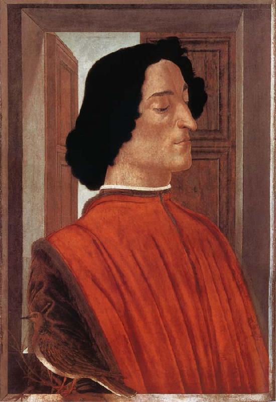 Sandro Botticelli Portrat of Giuliano de-Medici Sweden oil painting art